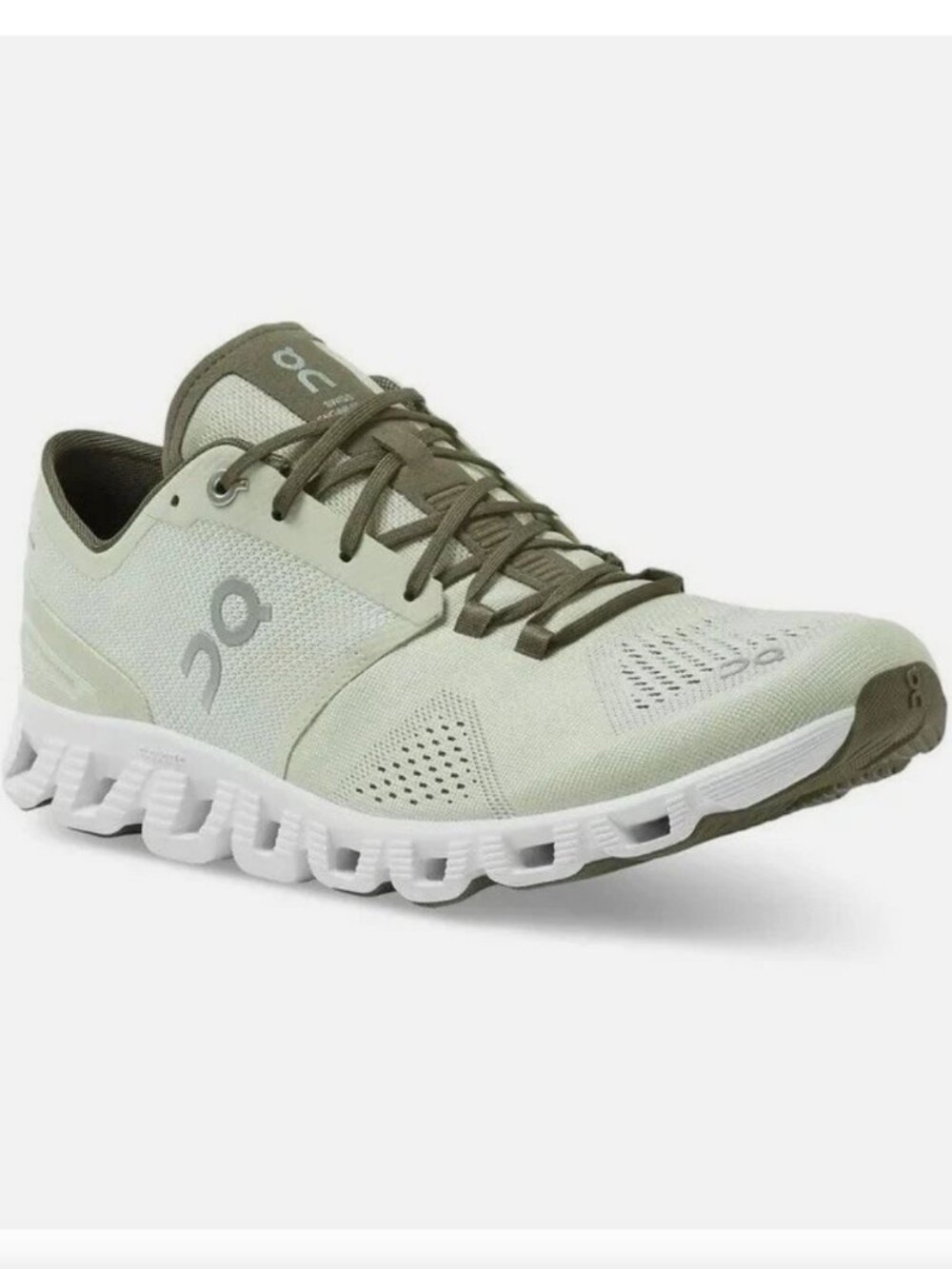 On Running X Cloud 2 Men's Shoe Aloe/White Green Men's 9.5